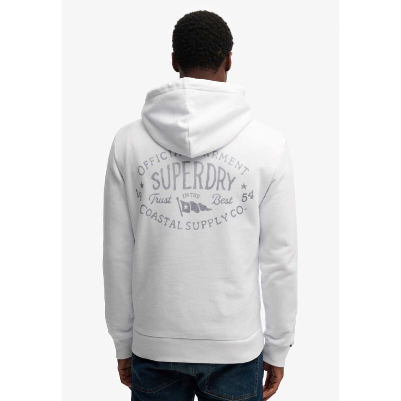 Superdry Lo-Fi Dockside Emblem Hood image number 1