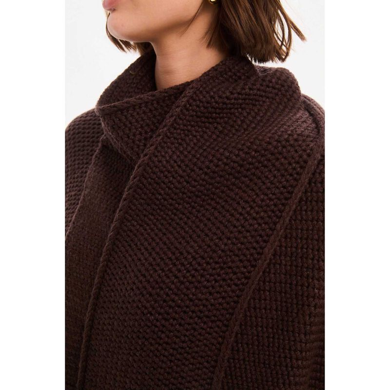 TIRELLI Asymmetric Wrap Knit image number 2