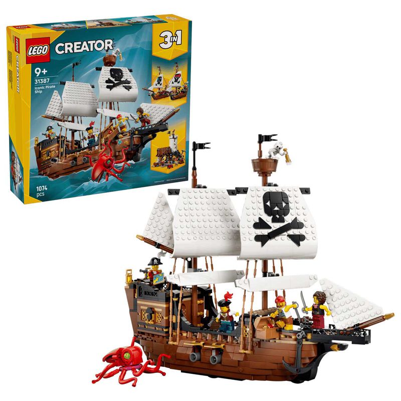 LEGO Creator 3-in-1 Iconic Pirate Ship image number 0