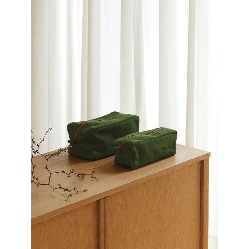 Citt&agrave; Marlo Contrast Wash Bag Large Spirulina image number 1