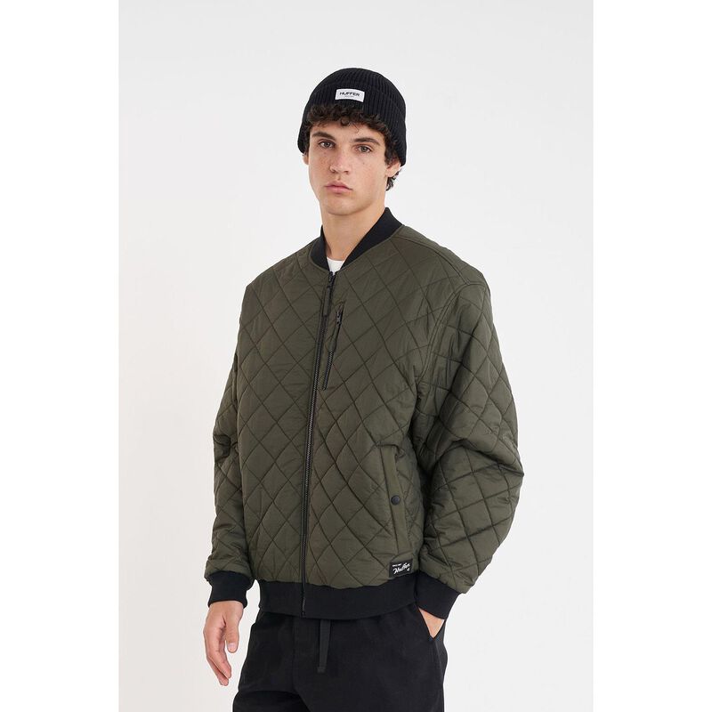 Huffer Rev Quilted Bomber image number 3