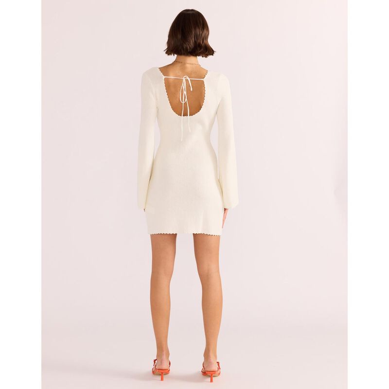 MINKPINK Isla Boucle Knit Mini Dress image number 1