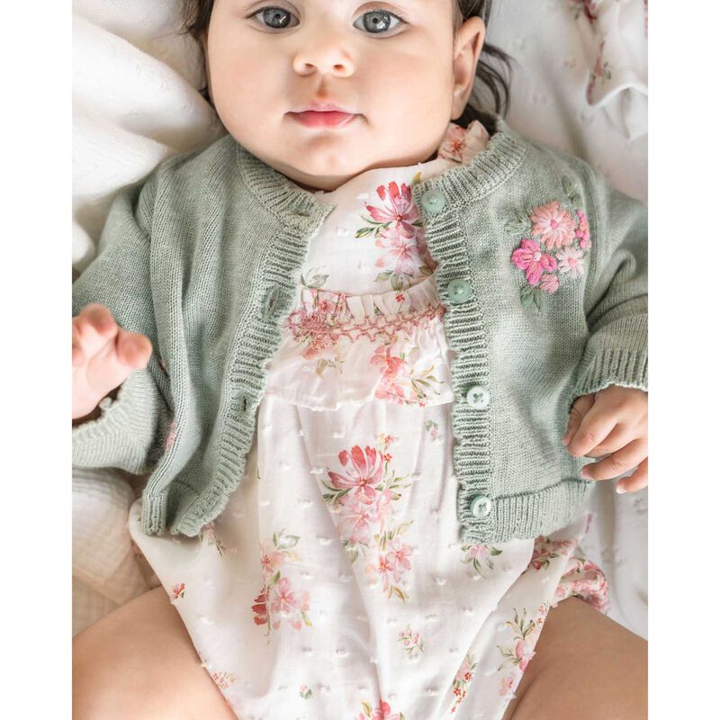 B&eacute;b&eacute; Chelsea Hand Embroidered Cardi image number 1
