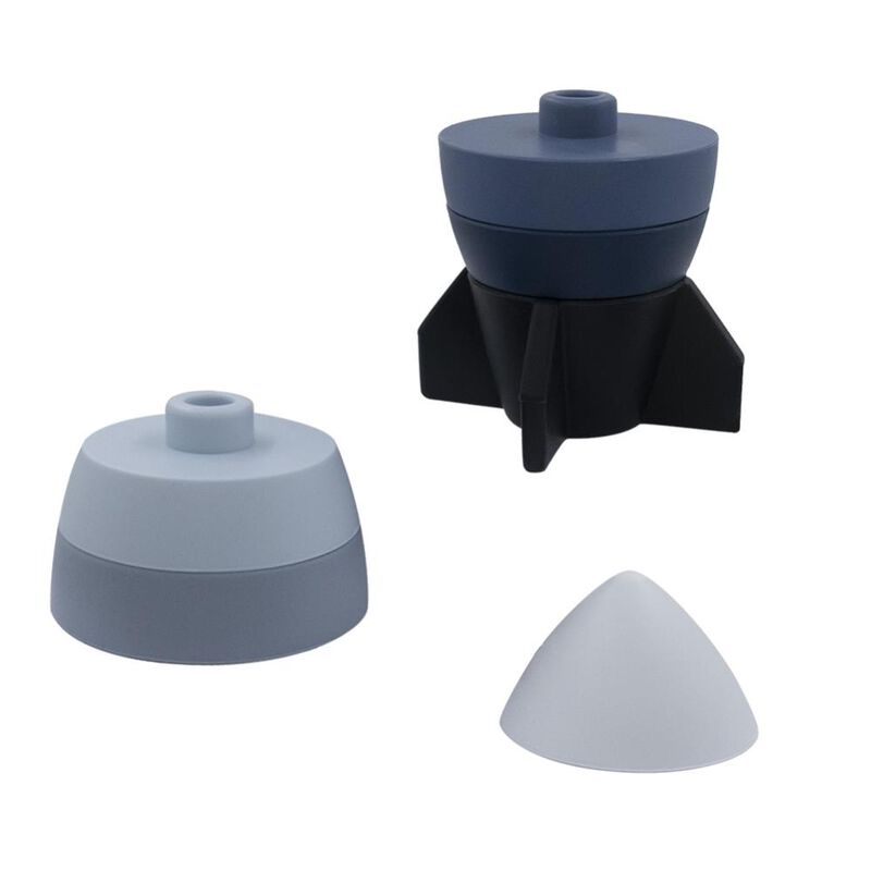 Living Textiles Silicone Rocket Stacking Puzzle image number 2