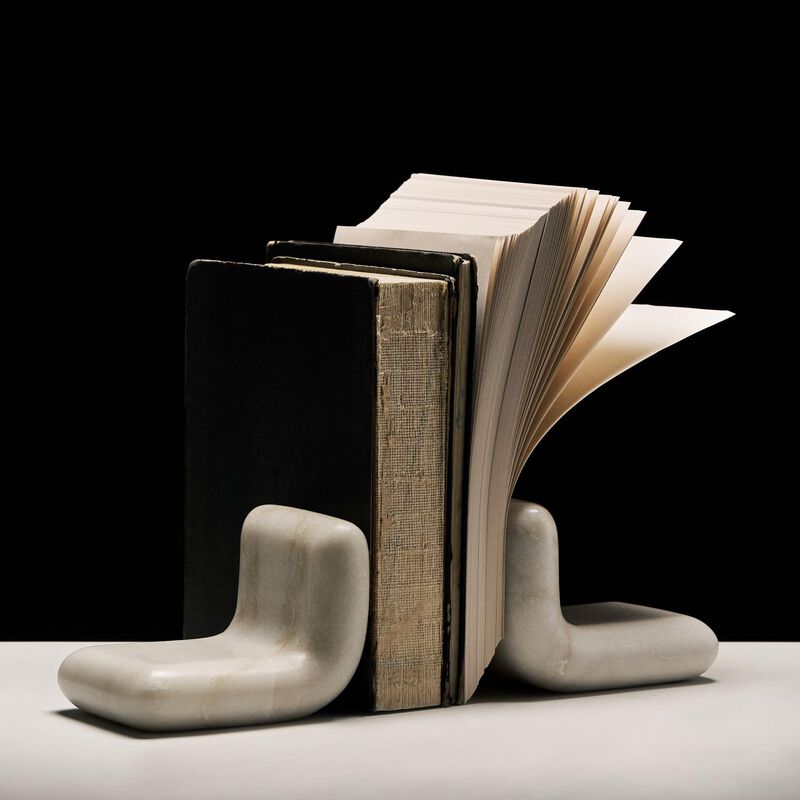 Tom Dixon Stone Bookends White image number 2