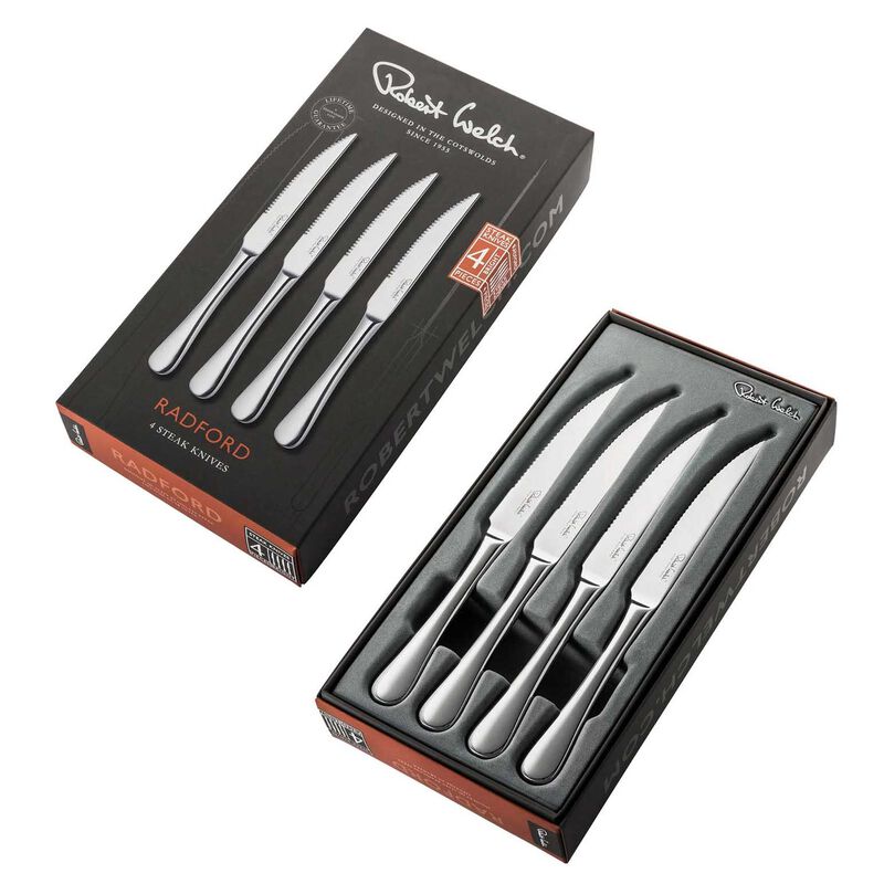 Robert Welch Radford 4pc Steak Knife Set Gift Boxed image number 2