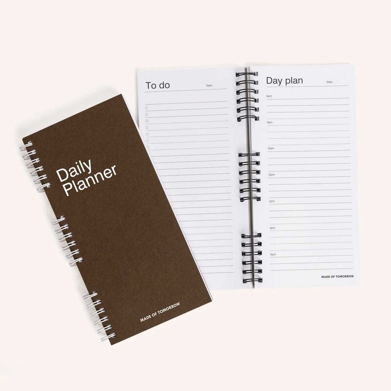 Made Of Tomorrow Daily Planner Umber image number 1