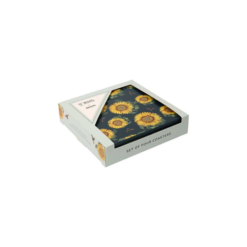 Rhs By Dexam Sunflower Set Of 4 Coasters image number 1