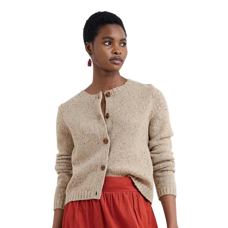 Seasalt Cornwall Dawson Pick Cardigan Merino Birch image number 0