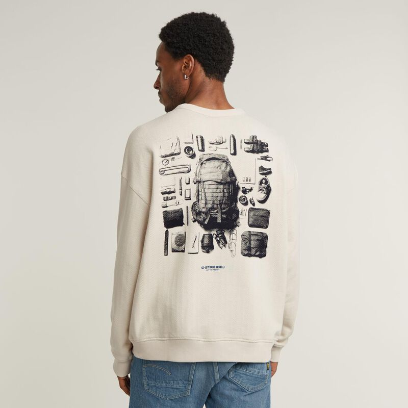 G-Star Knolling Back Graphic Loose Sweater image number 1