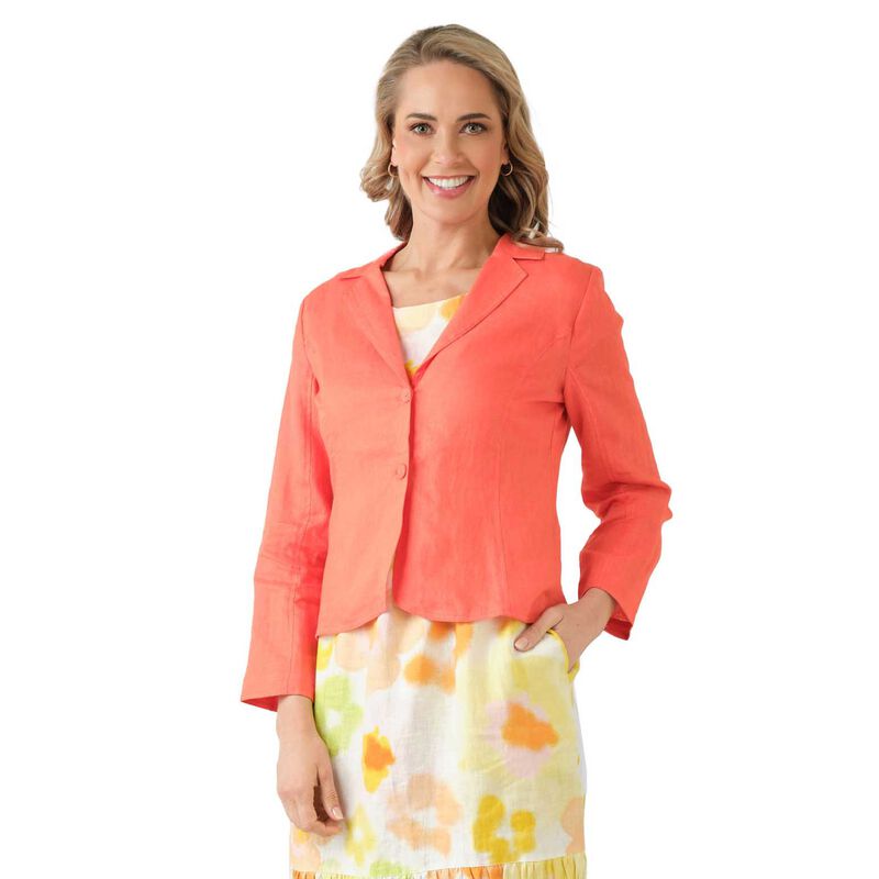 B Essentials Linen Jacket image number 8