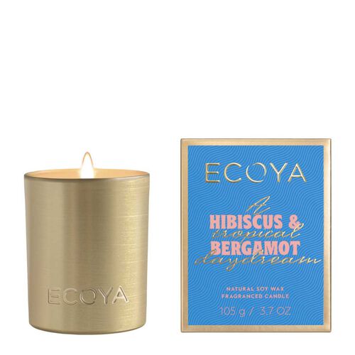 ECOYA Mini Goldie Candle Hibiscus & Bergamot 105g