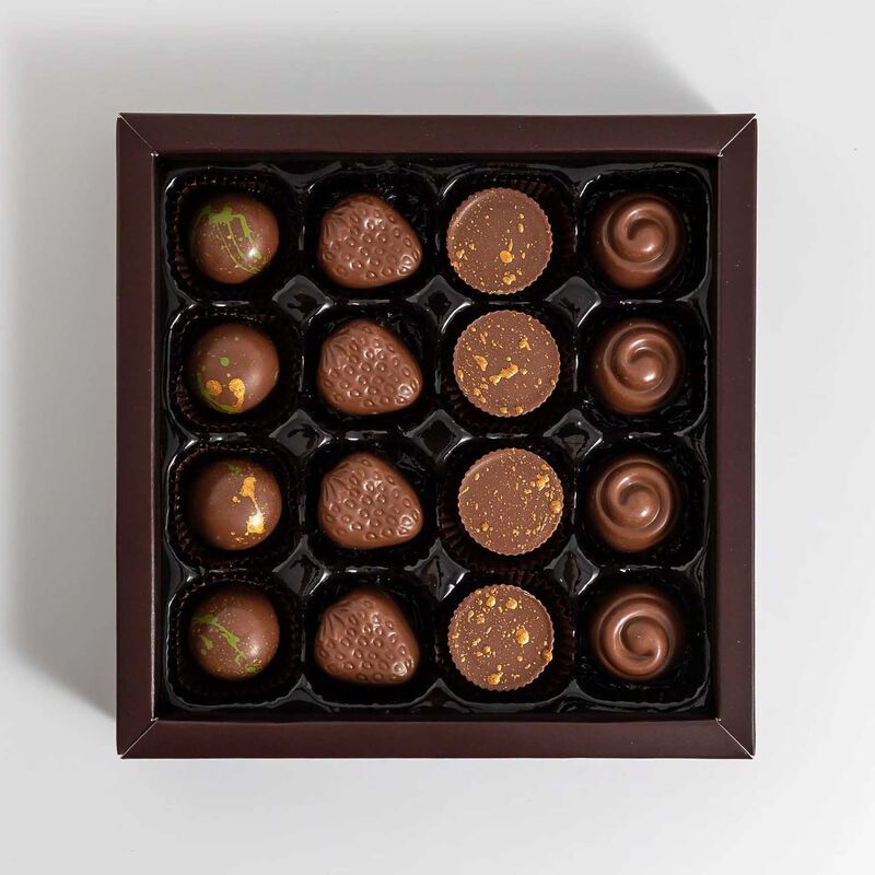 Devonport Chocolates The Milk Selection 16 Pieces 210g image number 1