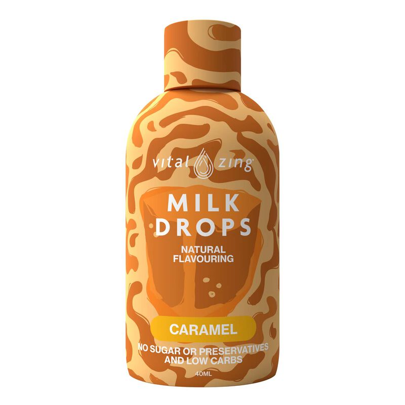 Vital Zing Milk Drops Caramel 40ml image number 0