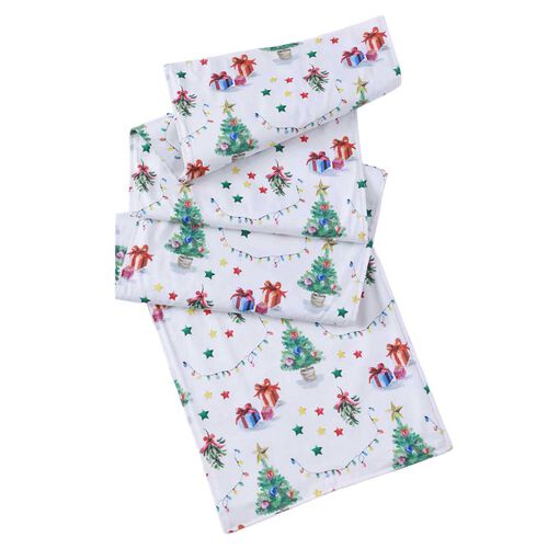 MM Linen Feliz Navida Tablerunner 40x200cm