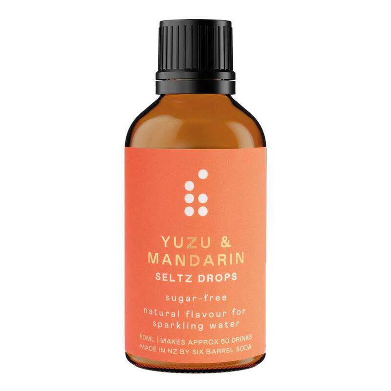 Six Barrel Soda Seltz  Drops 50ml - Yuzu & Mandarin image number 0