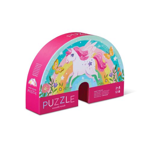 Croc Creek 12pc Mini Puzzle Sweet Unicorn