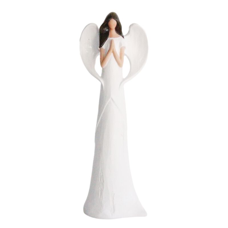 Angel Standing Praying White 11.8 Inch image number 0