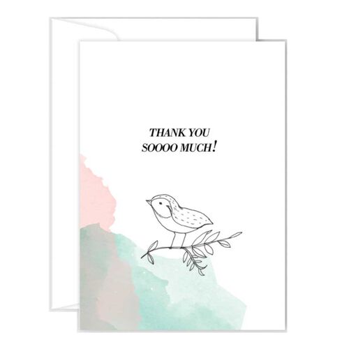 Poppy Card - Thank You Soooo Much