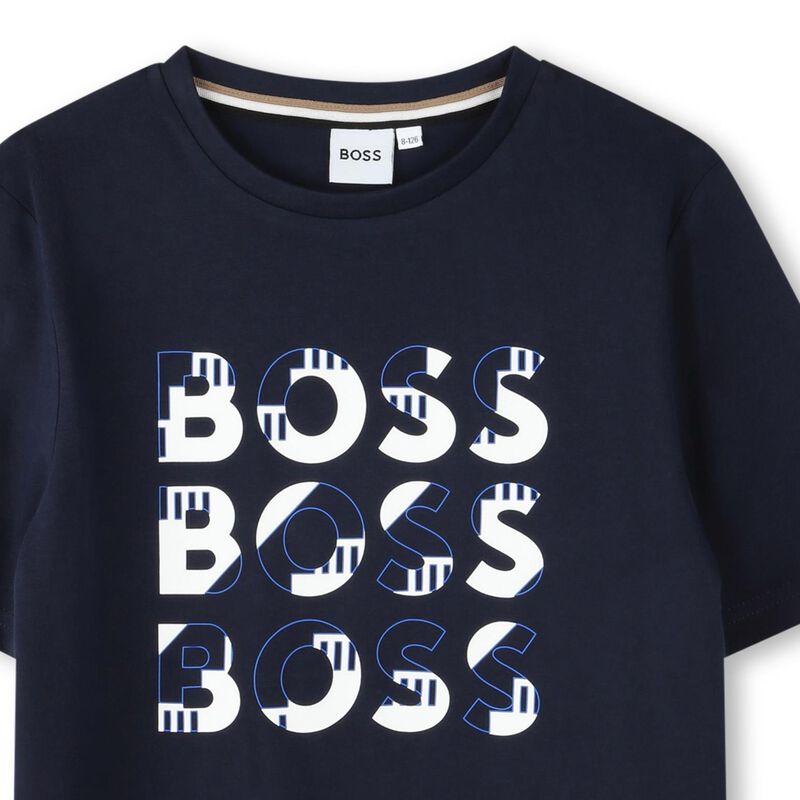 BOSS Logo T-Shirt 6Y - 8Y image number 2