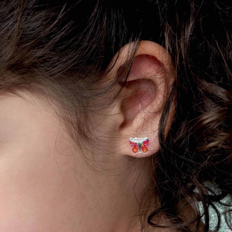 Stick On Earrings (30 Pairs) - Floral Flutter image number 2