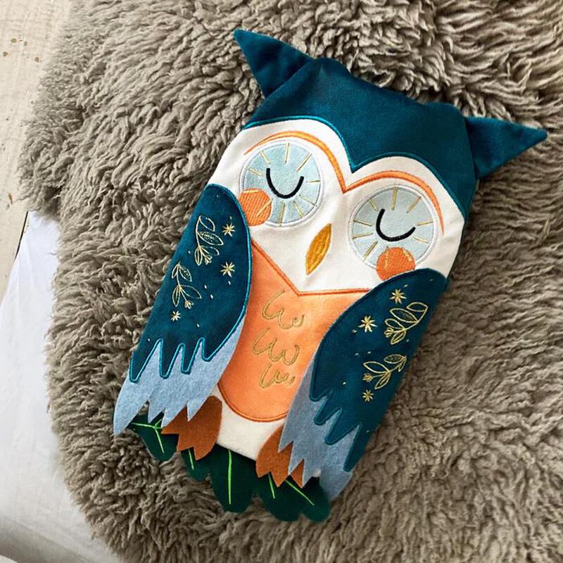 House Of Disaster Secret Garden Owl Hot Water Bottle image number 3