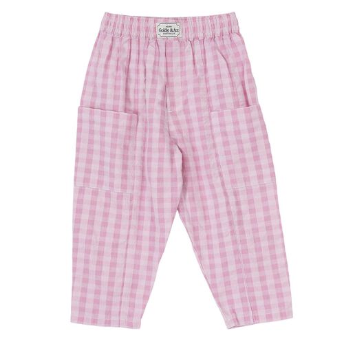 Goldie + Ace Lightweight Gingham Kit Pocket Pant 3-5Y