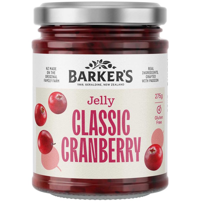 Barker's Classic Cranberry Jelly 275g image number 0