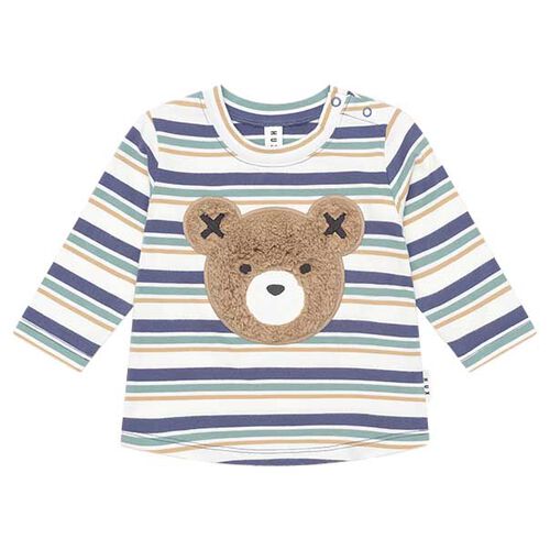 Huxbaby Multi Stripe Top 3-5Y