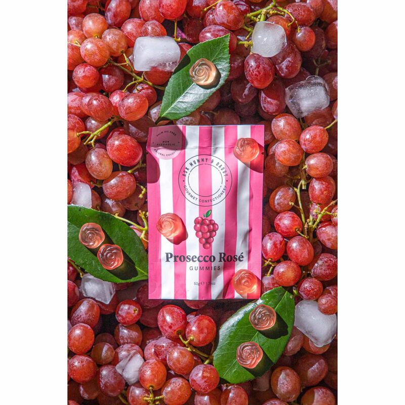 Ask Mummy & Daddy Prosecco Ros&eacute; Gummies 50g image number 1