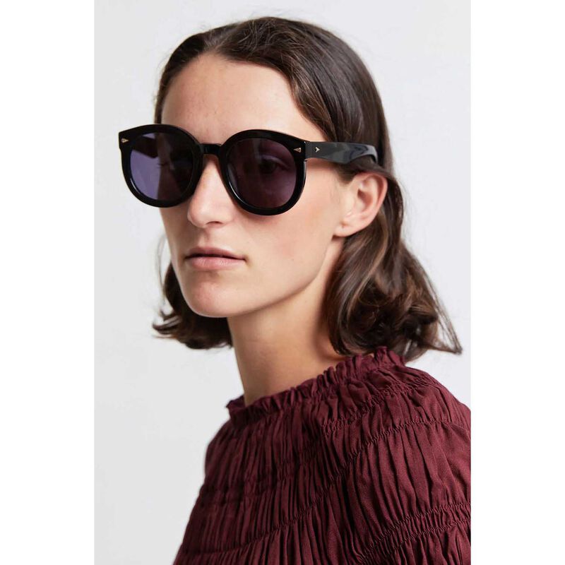 Karen Walker Super Duper Strength Black Sunglasses image number 3