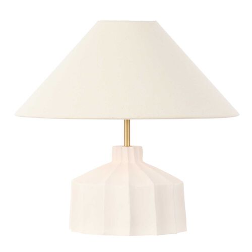 Amalfi Lutton Table Lamp - Taupe/Natural