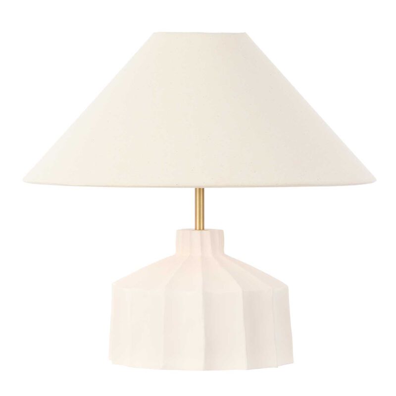 Amalfi Lutton Table Lamp - Taupe/Natural image number 0