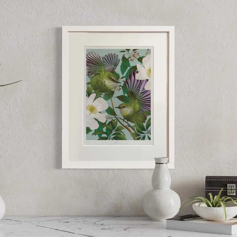 Flox Titipounamu & Karamu Boutique Print - A3 / Unframed image number 2
