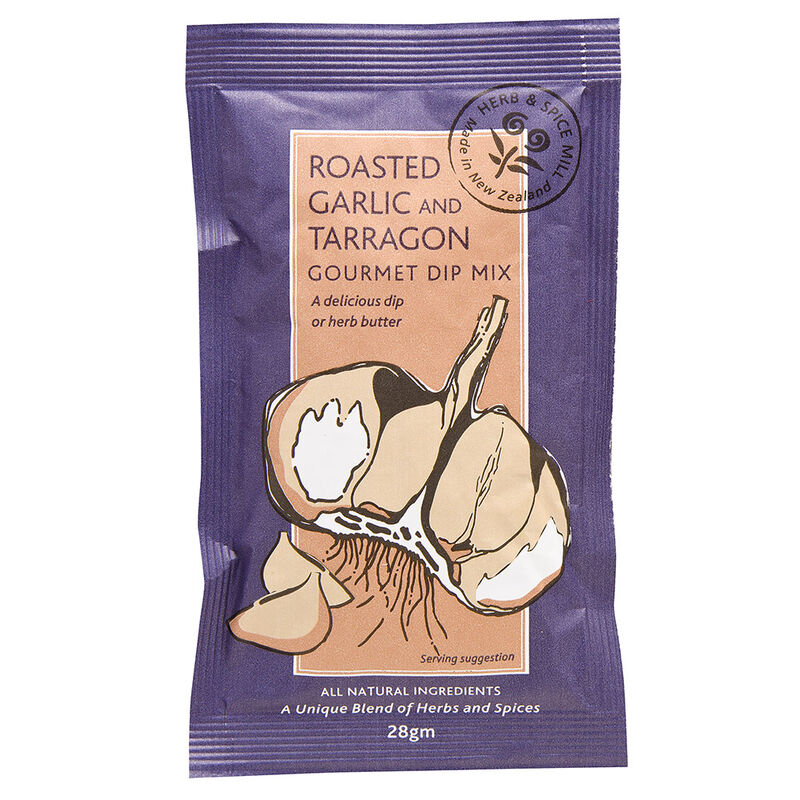 Herb & Spice Mill Roasted Garlic & Tarragon Gourmet Dip Mix 28g image number 0