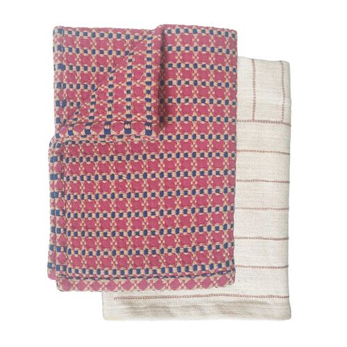 Robert Gordon Tea Towels 2Pk - Rose 55x75cm