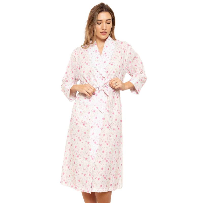 Cottonreal Mini Rose Grace Shawl Robe image number 0