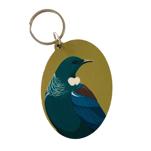 Hansby Design Tui Regal Green Keytag