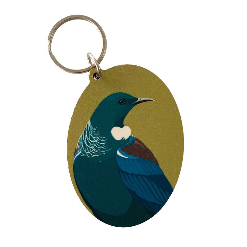 Hansby Design Tui Regal Green Keytag image number 0
