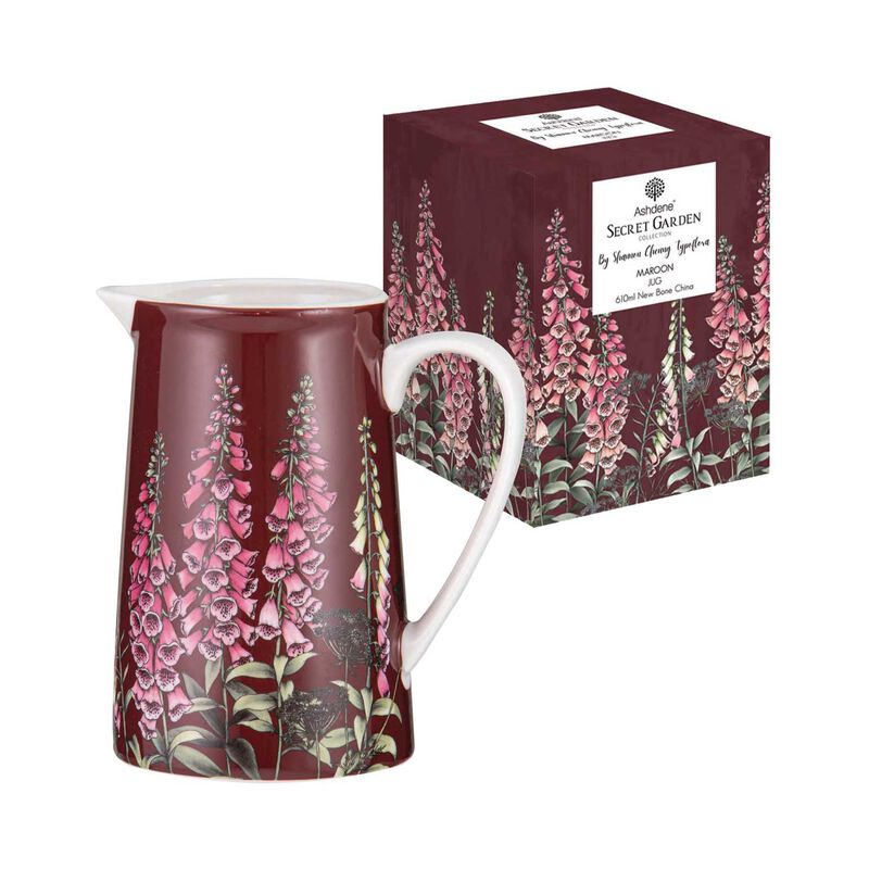 Ashdene Secret Garden Maroon Jug image number 2