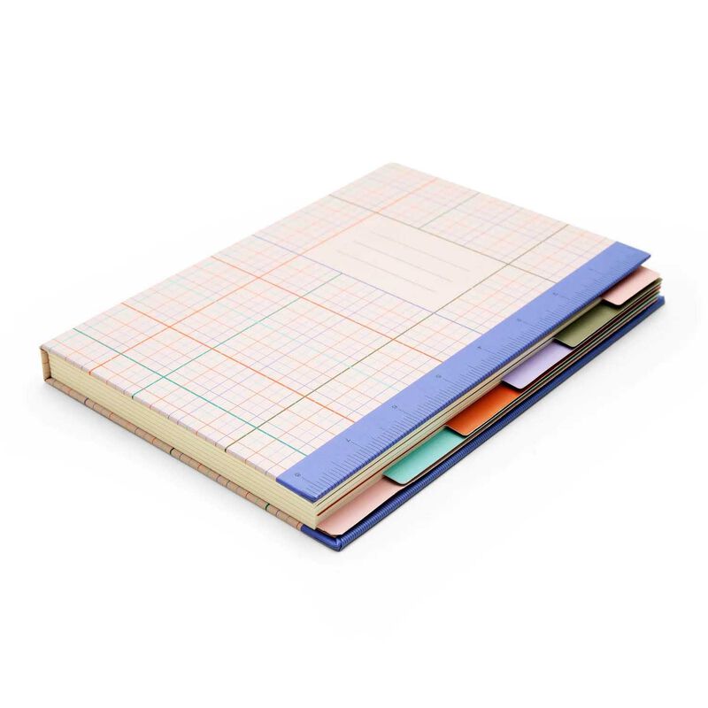 Kikkerland Divider Notebook with Ruler image number 1