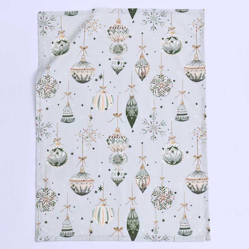 MM Linen Yuletide Teatowel Cracker image number 2