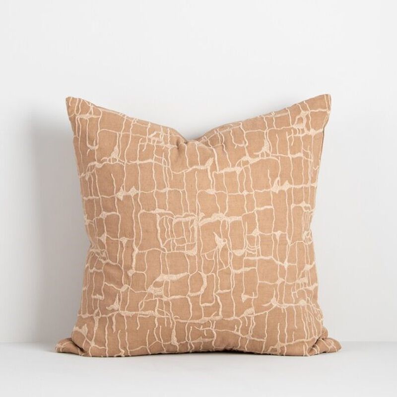 Baya Triton Cushion With Feather Inner 50x50cm - Stone image number 2