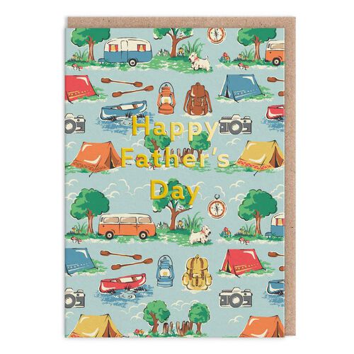 Cath Kidston Camping Father's Day Card