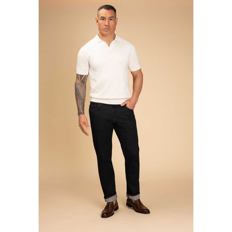 Rembrandt Amalfi Off-White Knitted Polo image number 3