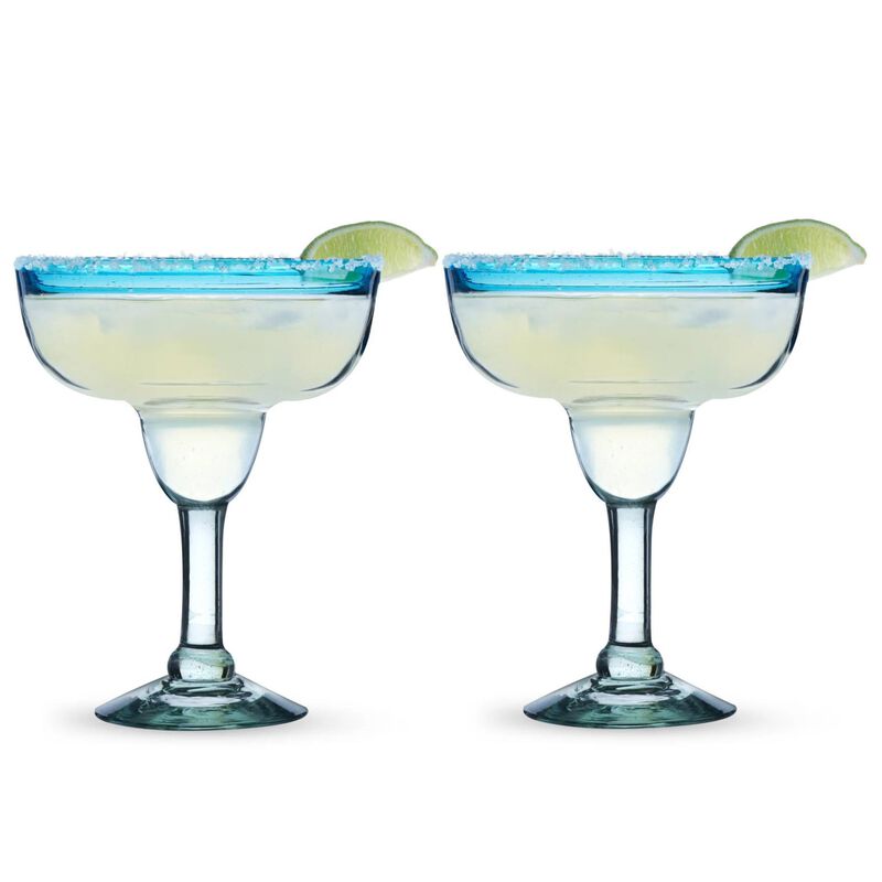 Primavera Recycled Margarita Glass Set by Twine Living image number 1