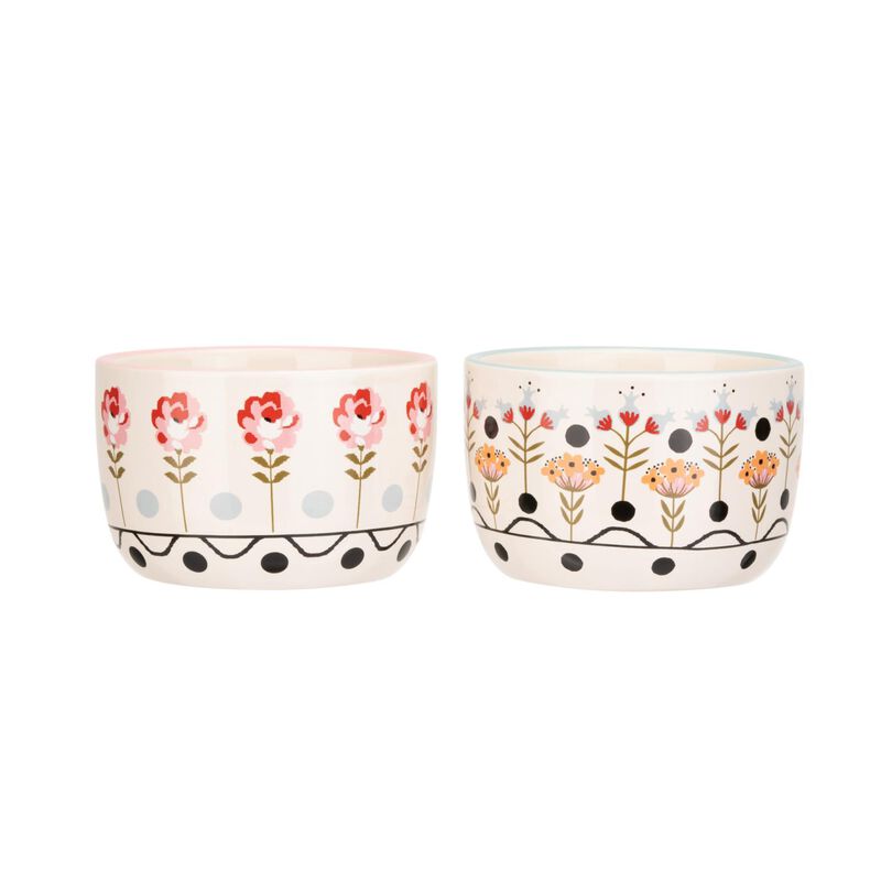 Cath Kidston Painted Table Ceramic Ramekins 2Pk image number 0