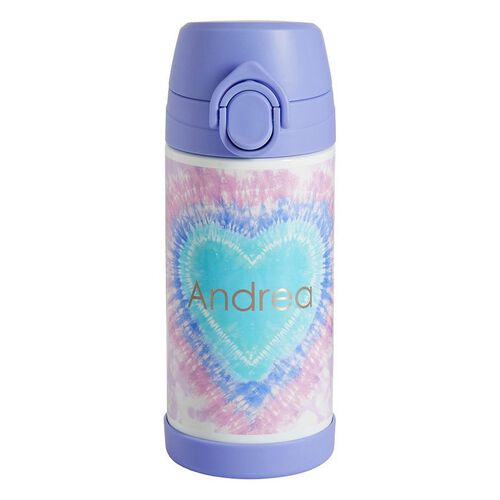 Pottery Barn Kids Mackenzie Heart Tie Dye Water Bottle