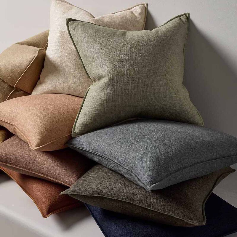 West Elm Classic Linen Cushion Cover image number 1