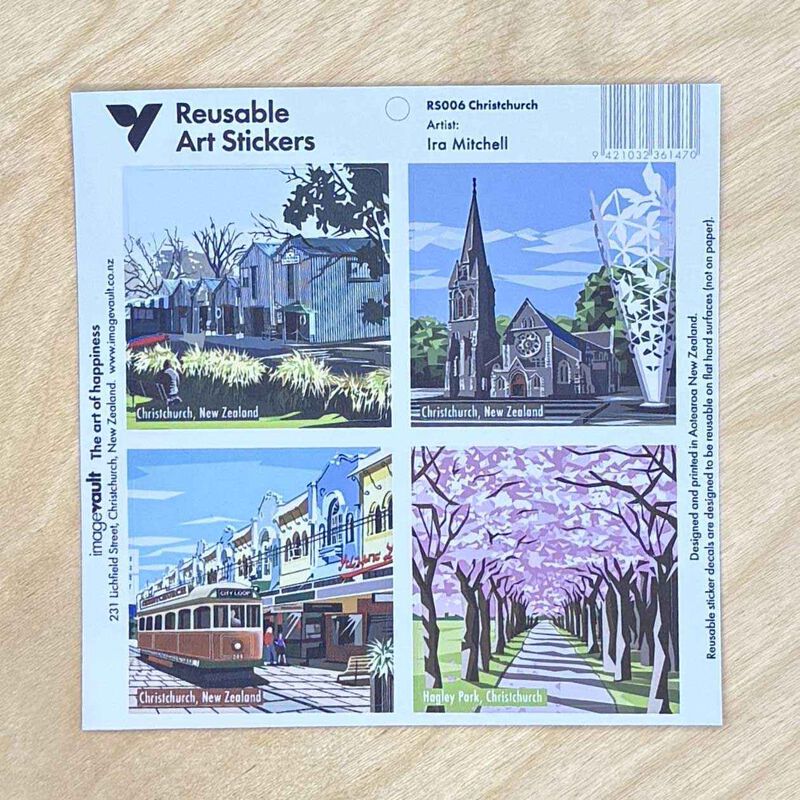 Ira Mitchell Christchurch Art Stickers image number 1